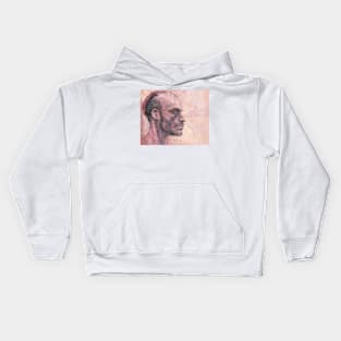 Portrait of Michel Kids Hoodie